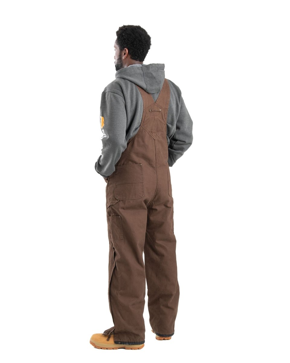 Toptie Men's Action Back Coverall with Zipper Pockets, Gray