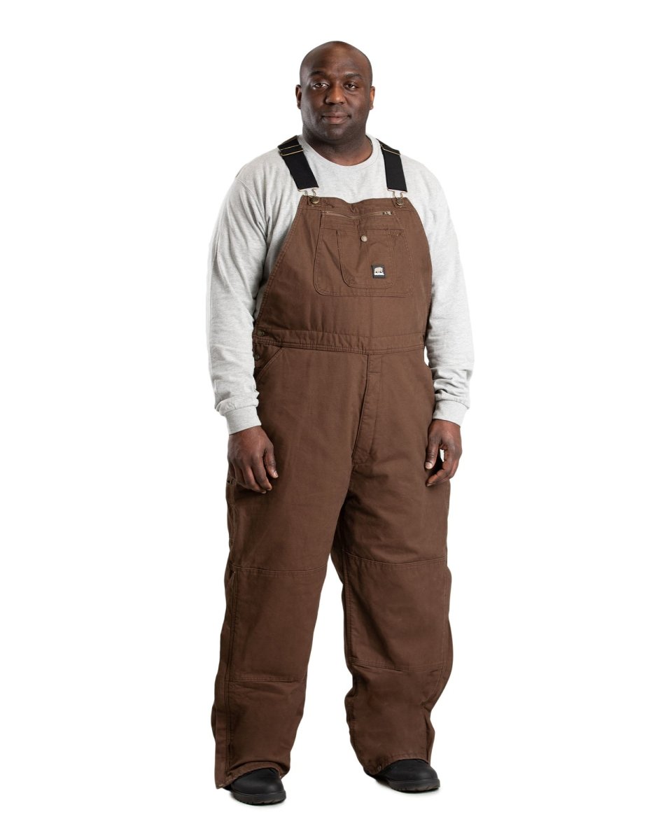 Heartland Insulated Washed Duck Bib Overall - Berne Apparel