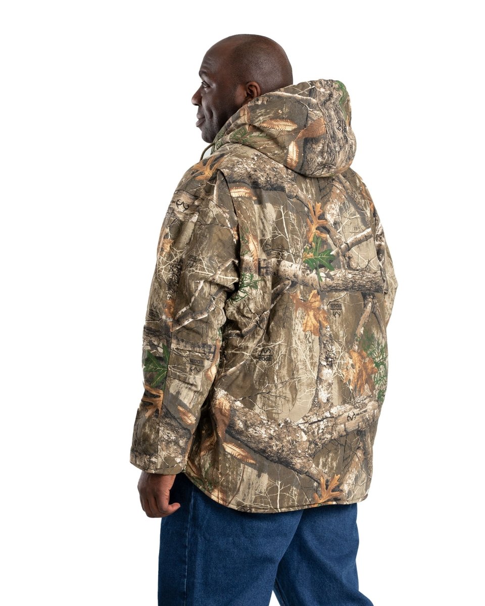 Camouflage coat with hood hotsell