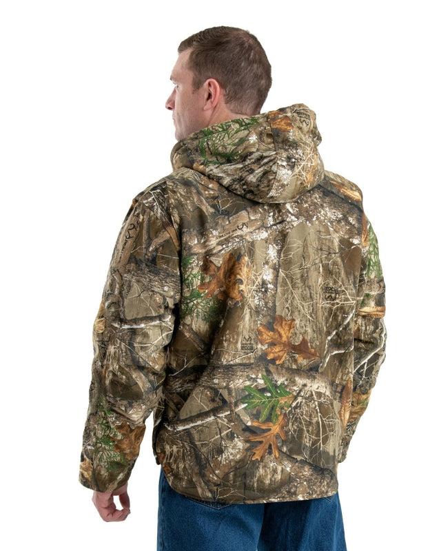 Heartland Realtree Edge Washed Duck Hooded Work Coat - Berne Apparel