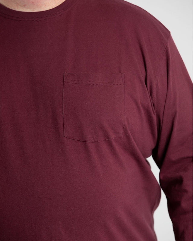 Heavyweight Long Sleeve Pocket T-Shirt - Berne Apparel