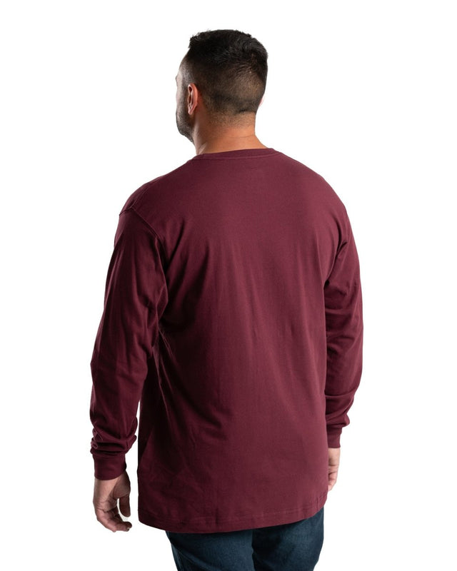 Heavyweight Long Sleeve Pocket T-Shirt - Berne Apparel