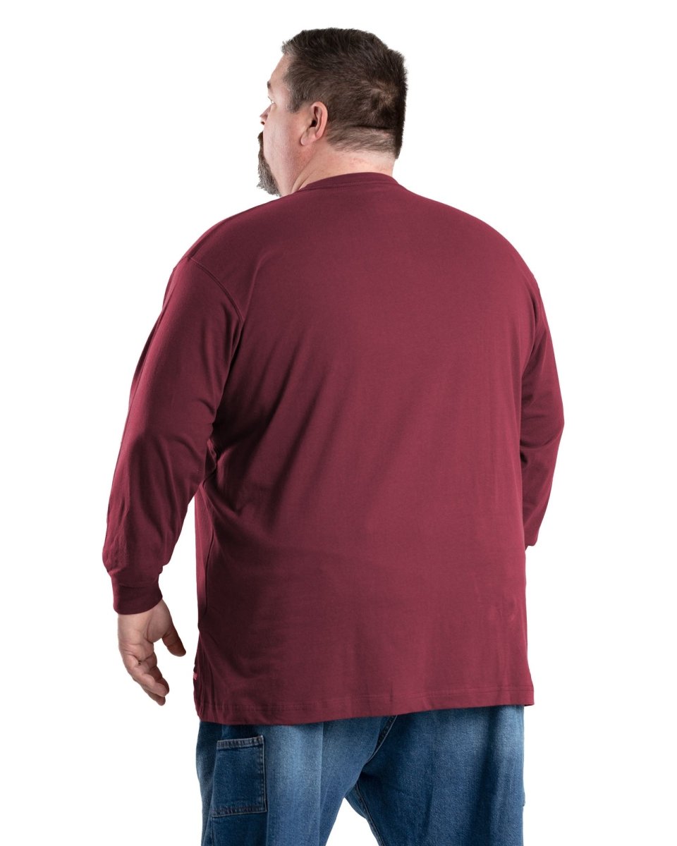 Heavyweight Long Sleeve Pocket T-Shirt - Berne Apparel
