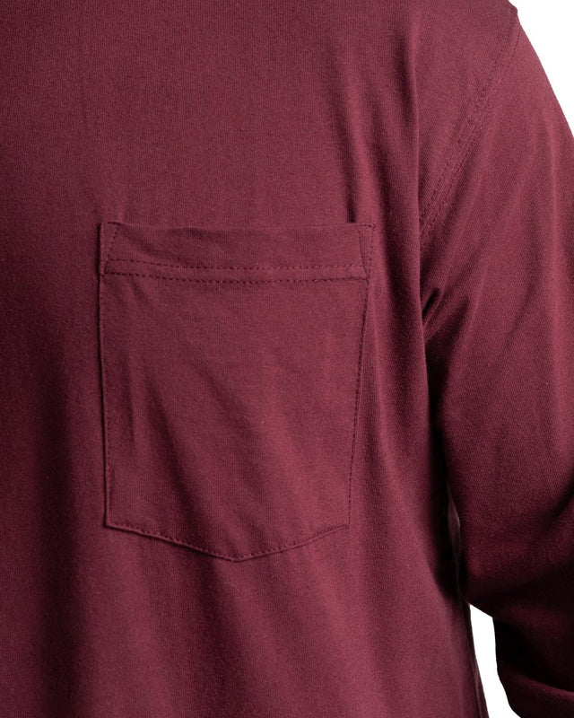 Heavyweight Long Sleeve Pocket T-Shirt - Berne Apparel