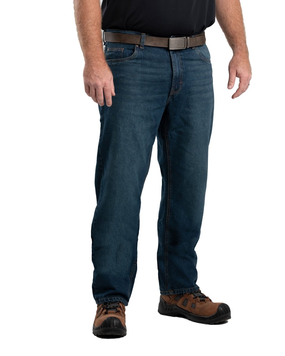 Men's relaxed fit sales straight leg jeans