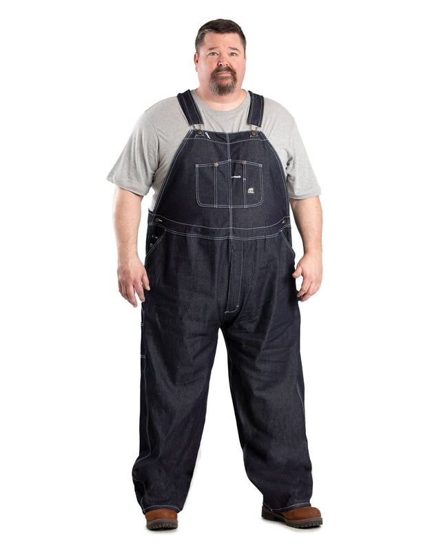 Heritage Unlined Denim Bib Overall - Berne Apparel