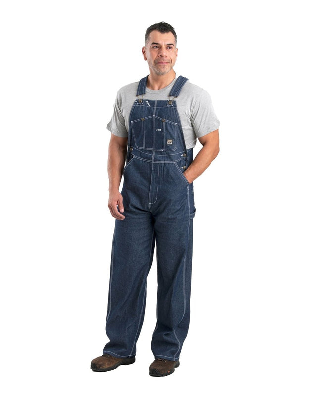 Heritage Unlined Denim Bib Overall - Berne Apparel