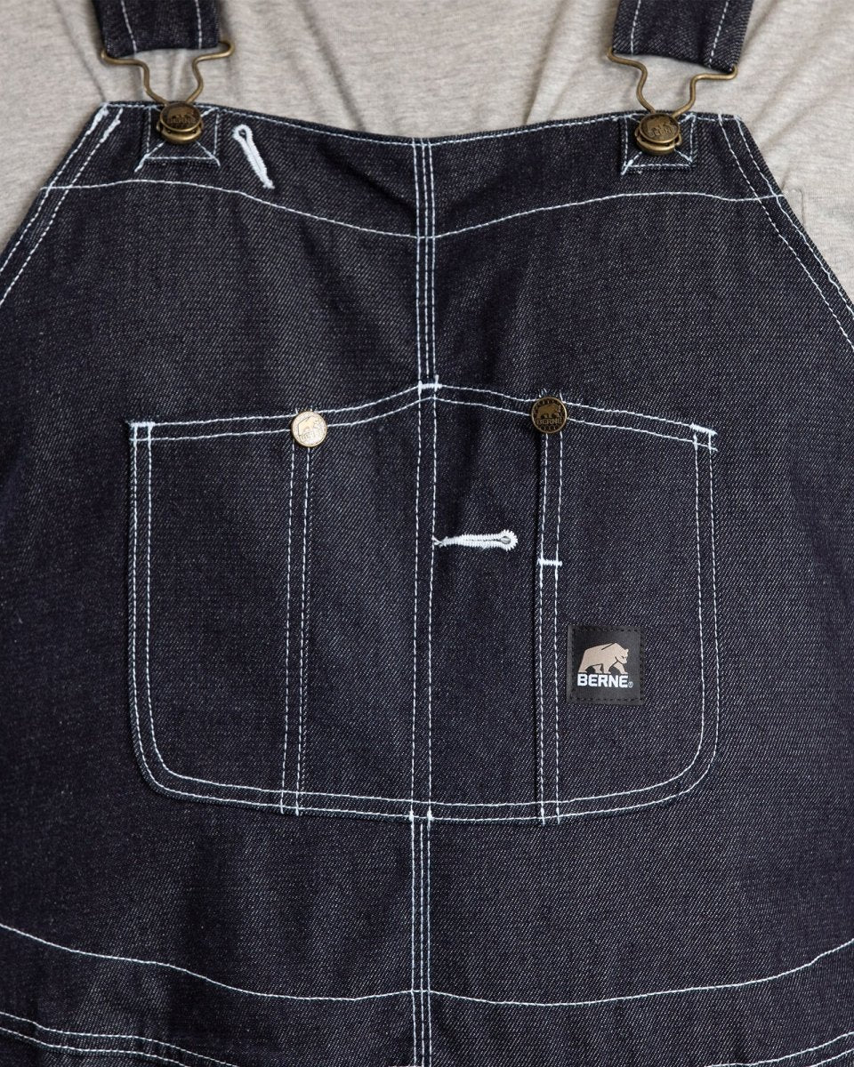 Men's Classic Unlined Denim Bib Overall Berne Apparel