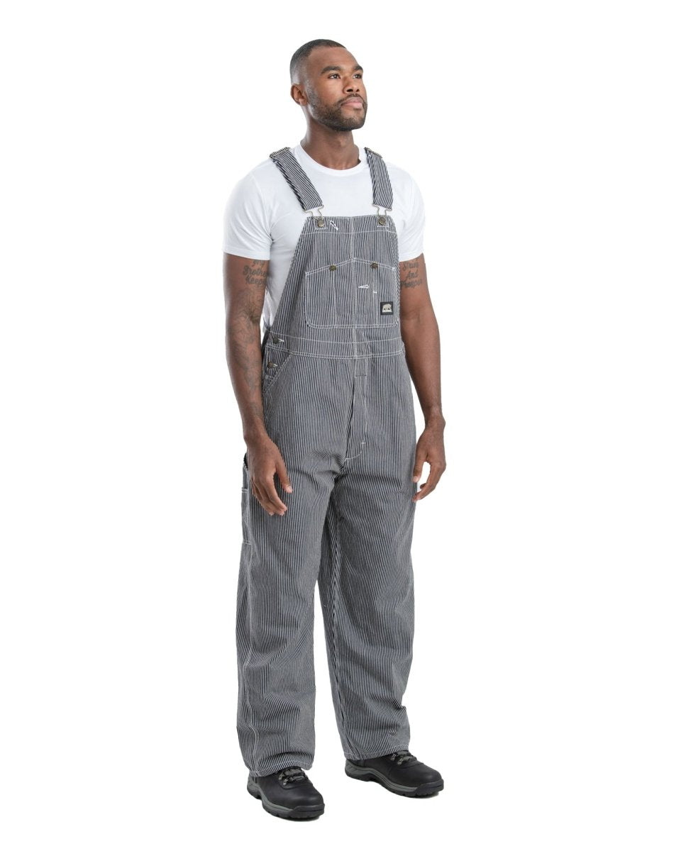 Heritage Unlined Hickory Stripe Bib Overall