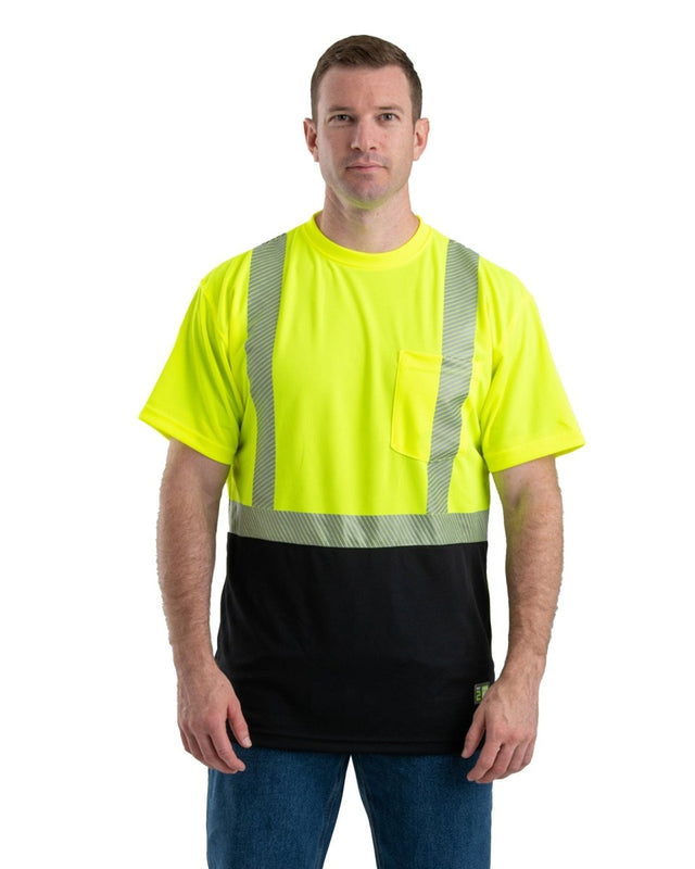 Hi Vis Class 2 Color Block T-Shirt - Berne Apparel