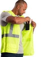 Hi Vis Class 2 Easy-Off Vest - Berne Apparel