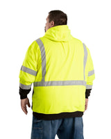 Hi Vis Class 3 Color Block Hooded Sweatshirt - Berne Apparel