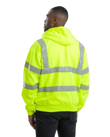 Hi Vis Class 3 Thermal-Lined Hooded Sweatshirt - Berne Apparel