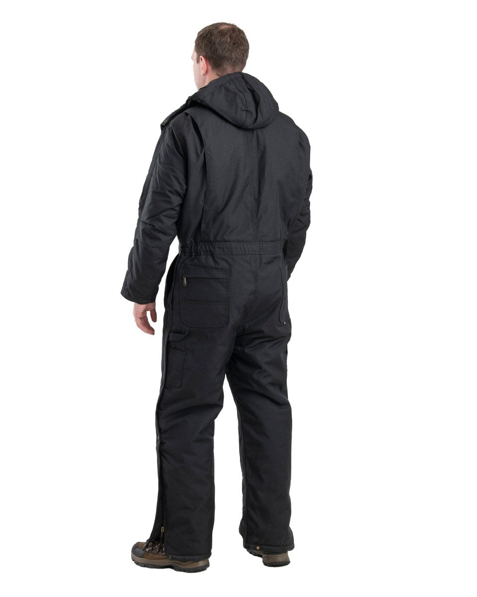 Berne NI417T Men's Tall Icecap Insulated Coverall Black LT