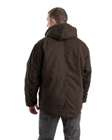 Men's Washed Duck Zip-Off Hooded Chore Coat - Berne Apparel