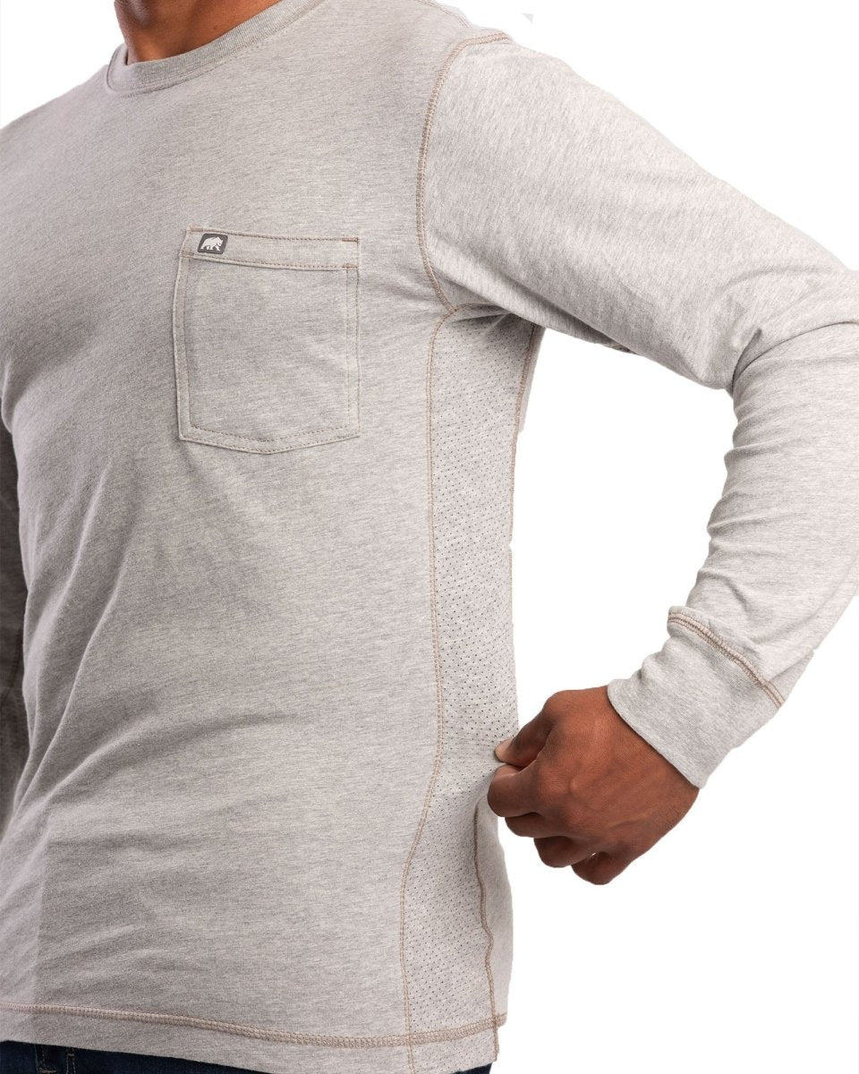 Men's WorkVent Long Sleeve Pocket T-Shirt - Berne Apparel