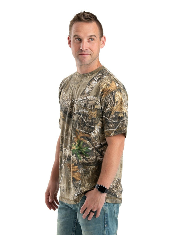 Performance Camo Short Sleeve Pocket Tee - Berne Apparel