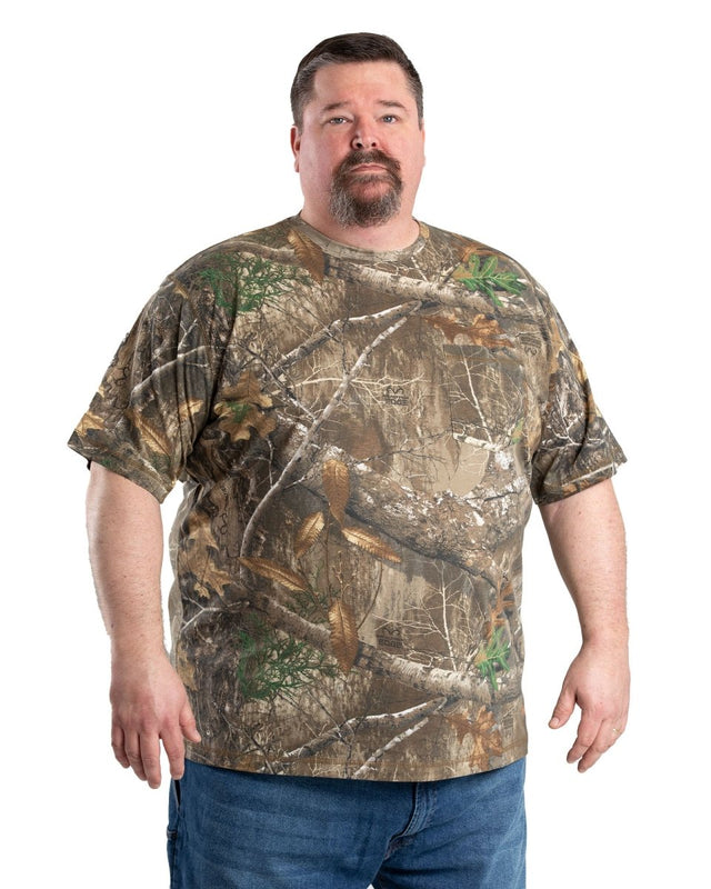 Performance Camo Short Sleeve Pocket Tee - Berne Apparel