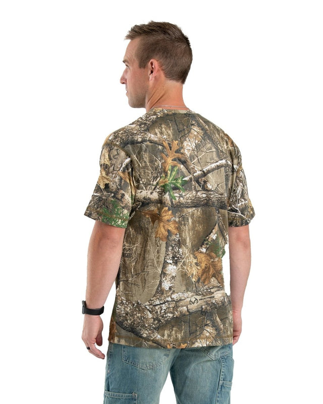 Performance Camo Short Sleeve Pocket Tee - Berne Apparel