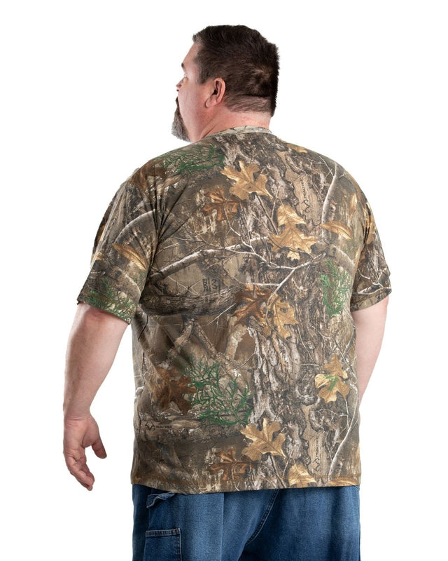 Performance Camo Short Sleeve Pocket Tee - Berne Apparel