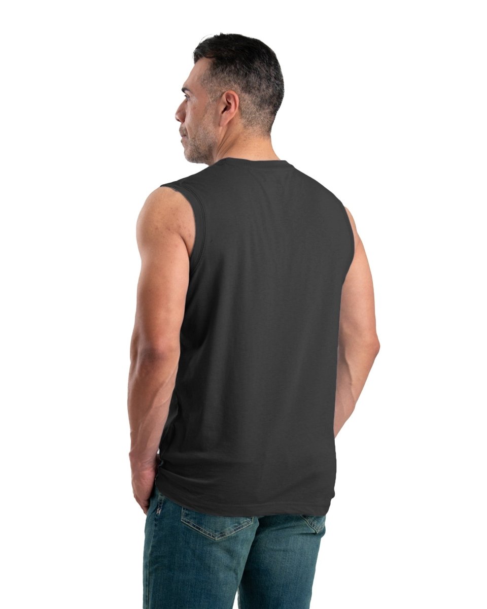 Performance Sleeveless Pocket T-Shirt - Berne Apparel
