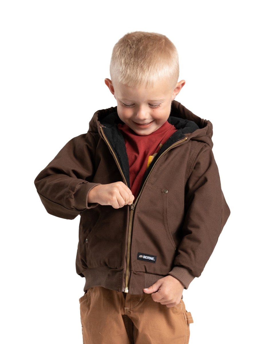 Toddler Softstone Hooded Jacket - Berne Apparel