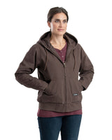 Women's Insulated Duck Hooded Active Jacket - Berne Apparel