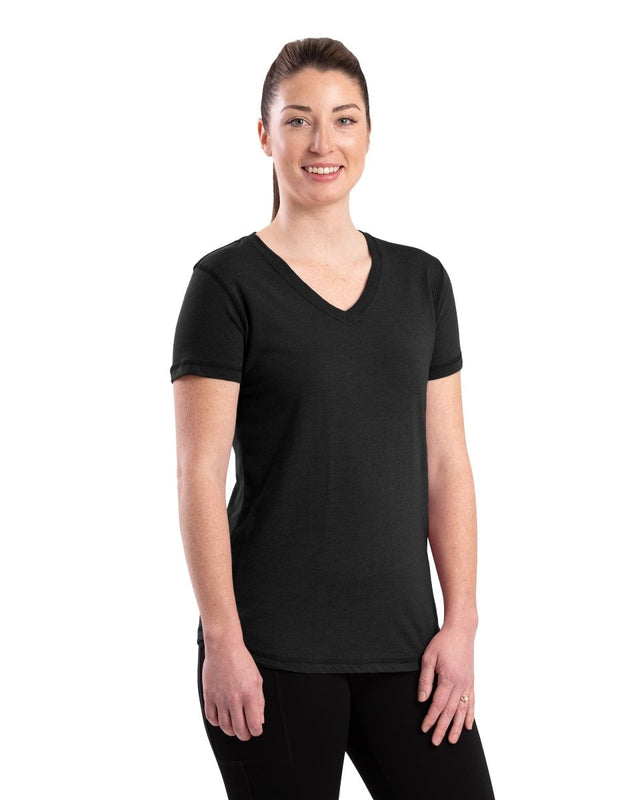 Women's Performance V-Neck Short Sleeve T-Shirt - Berne Apparel