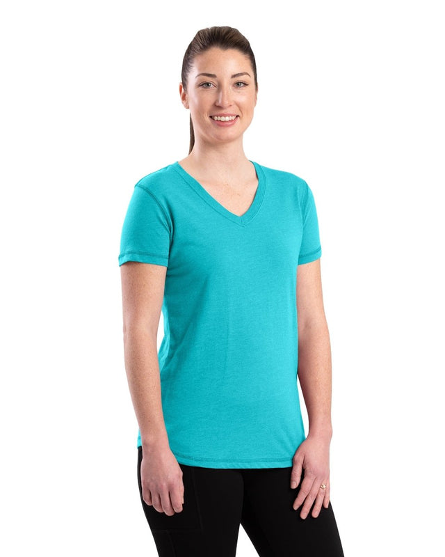 Women's Performance V-Neck Short Sleeve T-Shirt - Berne Apparel