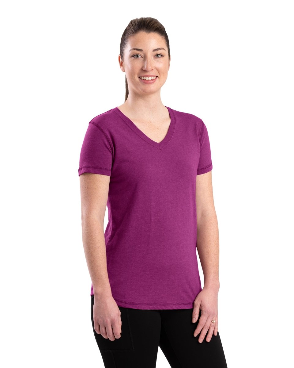 Women's Performance V-Neck Short Sleeve T-Shirt - Berne Apparel