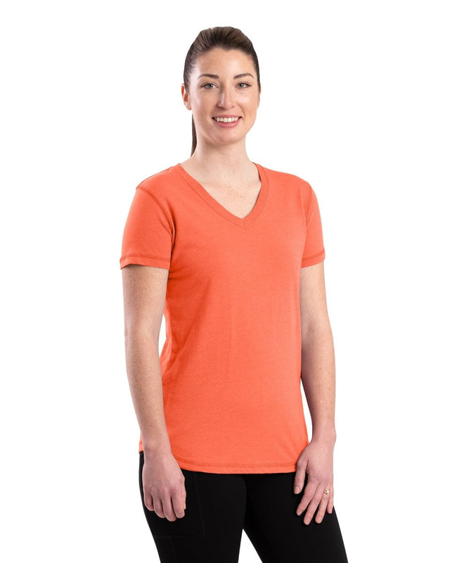 Women's Performance V-Neck Short Sleeve T-Shirt - Berne Apparel