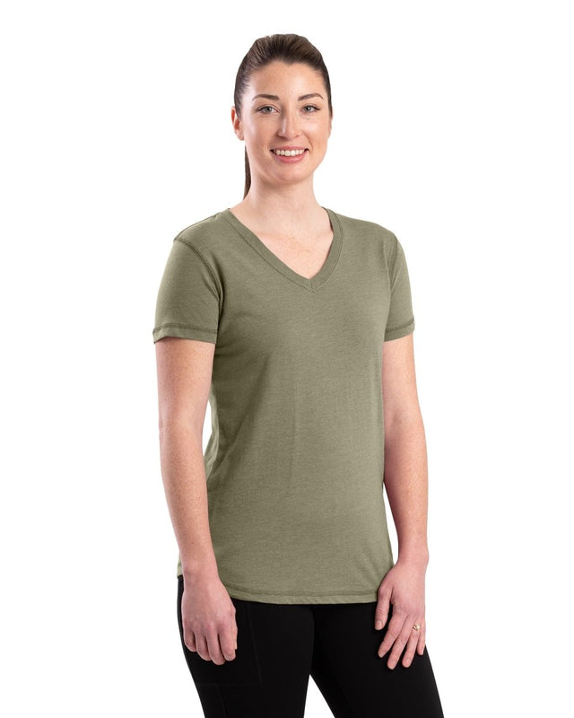 Women's Performance V-Neck Short Sleeve T-Shirt - Berne Apparel