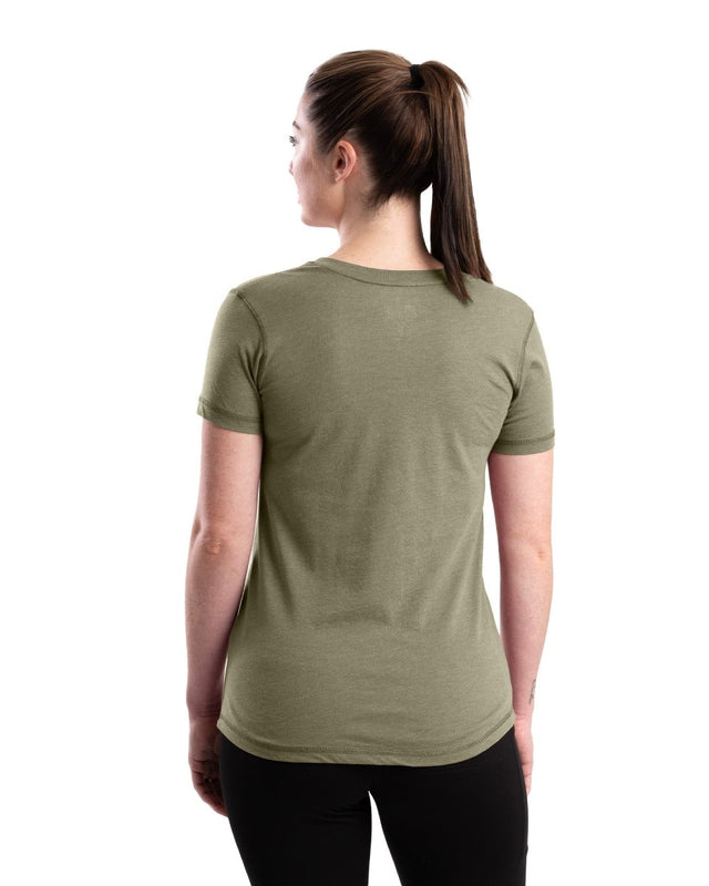 Women's Performance V-Neck Short Sleeve T-Shirt - Berne Apparel