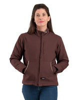 Women's Sherpa-Lined Softstone Duck Jacket - Berne Apparel