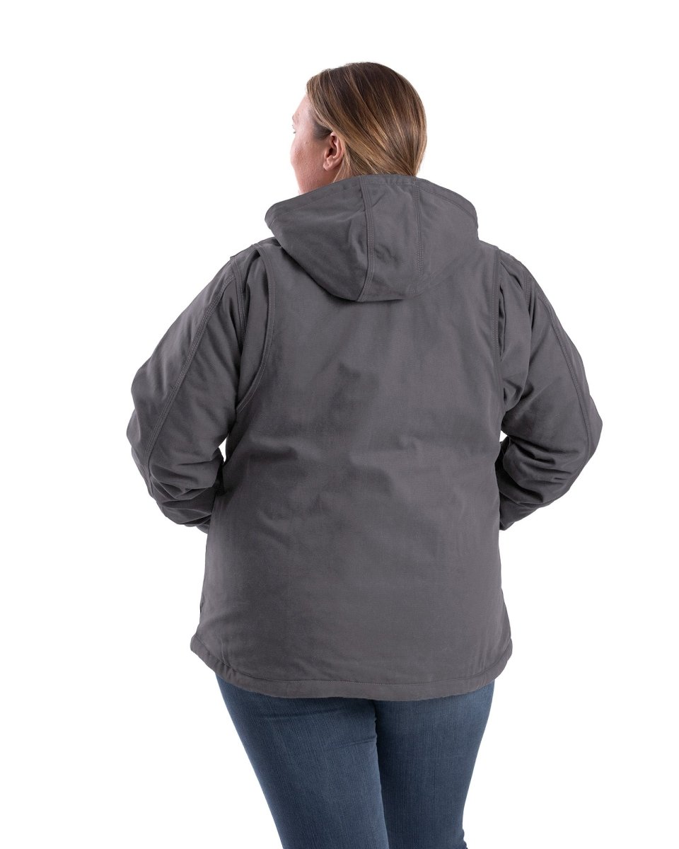 Women's Softstone Duck Hooded Jacket - Berne Apparel