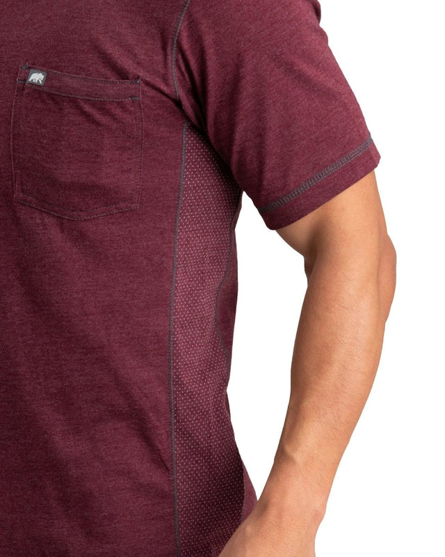 WorkVent Performance Short Sleeve Pocket T-Shirt - Berne Apparel