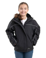 Youth Coastline Nylon Hooded Jacket - Berne Apparel