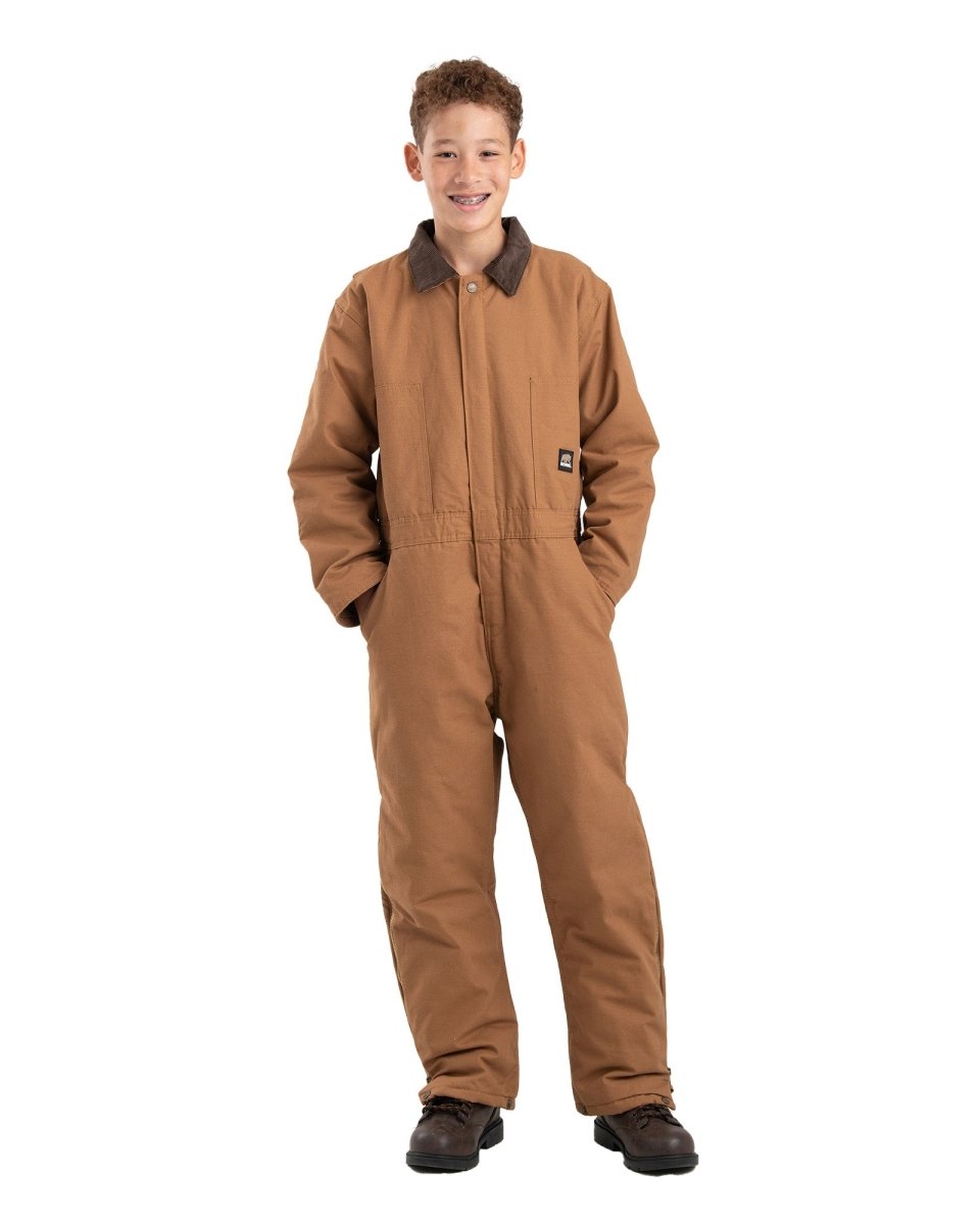 Kids Camo Dancing Bear Insulated Snow Suit Coveralls