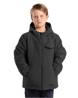 Youth Softstone Micro-Duck Hooded Coat - Berne Apparel