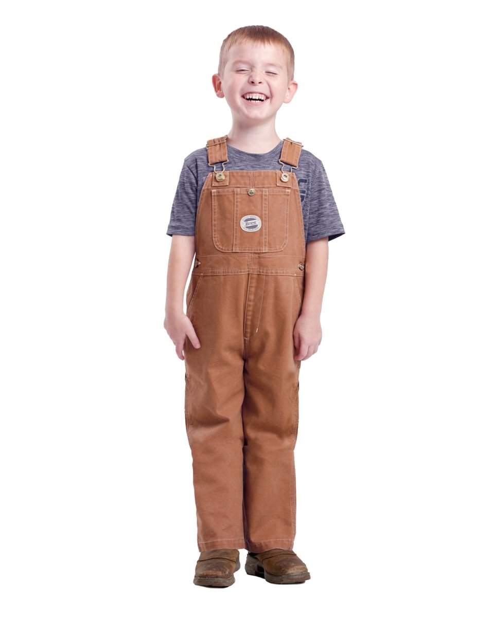 Youth Vintage Washed Unlined Duck Bib Overall - Berne Apparel